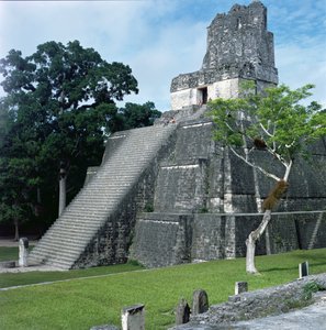 Templo 2, período clássico tardio (600-900 dC)
